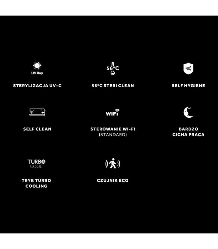 Klimatyzator Haier Flexis Plus Black Matt 3,5kW